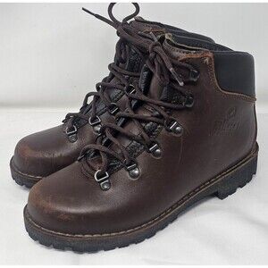 Alico Tahoe Lady Hiking Work Boots Women's 8L Brown Leather Vibram Sole